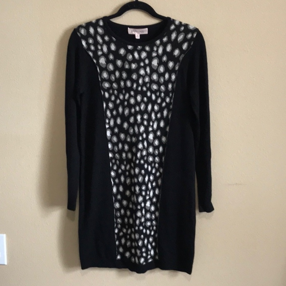 Philosophy Leopard print sweater dress